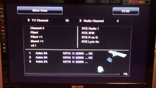 Ferguson Ariva 150  How to Tune in UK Freesat Channels [upl. by Lorin]