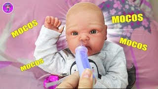 Mi bebe tiene muchos MOCOS y TOS 🍼 Mi bebe REBORN está enferma [upl. by Ettezzil]