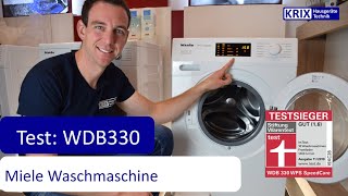 Test Miele Waschmaschine WDB330 WPS Testsieger [upl. by Eolhc]