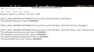 disable Windows 10 Defender in 2 seconds отключить Защитник Windows 10 за 2 секунды [upl. by Ycram88]