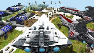 All Star Wars Armies Invade EARTHS DEFENSES  Gates of Hell Star Wars Mod [upl. by Orford]