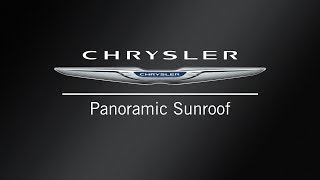 TriPane Panoramic Sunroof  How To  2020 Chrysler Pacifica [upl. by Nail]