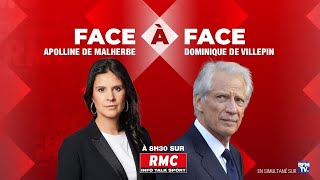 🔴 DIRECT  Lintégrale de linterview de Dominique de Villepin sur RMC [upl. by Arnaud]