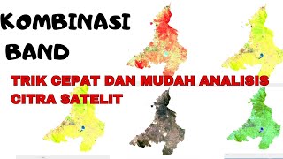 CARA KOMPOSIT BAND CITRA LANDSAT 8 DI ARCGIS [upl. by Dori]