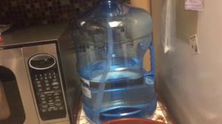 5 Gallon Water Bottle with Pump Demonstration  Stop Wasting Small Bottles [upl. by Ayekal67]