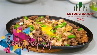 Sizzling Beef Sisig Mainit init pa [upl. by Rahas]