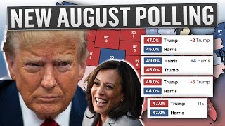 Kamala Harris Gains in Georgia amp Wisconsin in Early August Polls [upl. by Tudor]