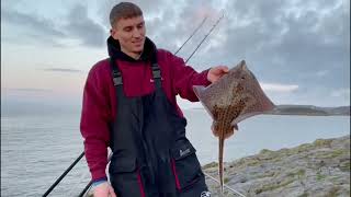 Friars point amp Sully island fishing Bristol channel  RAYS Conger guided session [upl. by Coppock]