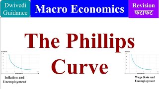 The Phillips Curve unemployment and inflation the phillips curve explained macro economics bcom [upl. by Aipotu]