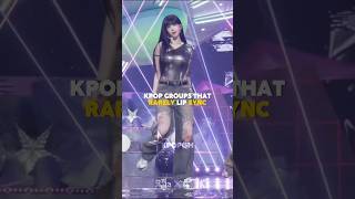 Kpop groups that rarely lip sync kpop recommended shorts fyp [upl. by Lora]