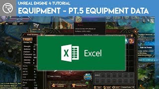 Unreal Engine 4 Tutorial  Equipment  Part 5 Equipment Data [upl. by Darrelle]