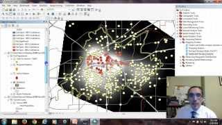 Identifying Clusters 4  Cluster Analysis of Incident Points in ArcGIS 102 [upl. by Lowney]