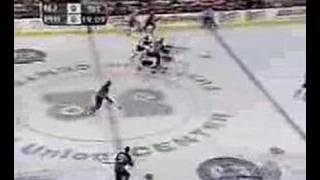 199900 Round 3Game 1 Scott Niedermayer Goal [upl. by Aener]