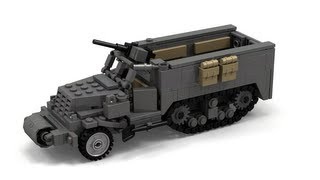 Lego WWII M3 Halftrack Instructions [upl. by Kaiser]