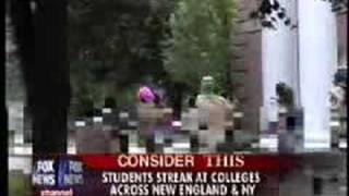 Hamilton College Varsity Streaking Team on Fox News Live [upl. by Comyns]