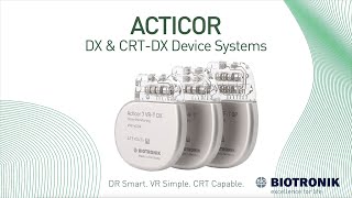 VR Smart DR Simple CRT Capable Acticor DX amp CRTDX Device Systems [upl. by Leitnahs893]