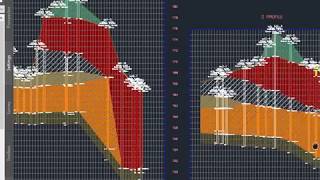 Autocad Civil3d Geotechnical module Пример трехмерной модели [upl. by Livesay]