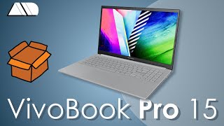 Asus Vivobook Pro 15 k3500PC Unboxing PTBR [upl. by Mansur879]