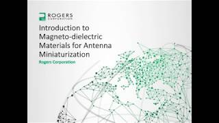 Introduction to MagnetoDielectric Materials for Antenna Miniaturization [upl. by Sum]