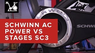 Whats The Best Indoor Bike For Power Training Schwinn AC Power vs Stages SC3 with Power Meter [upl. by Laurie]