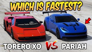 GTA 5 ONLINE  TORERO XO VS PARIAH WHICH IS FASTEST [upl. by Aloap]