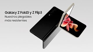 Galaxy Z Fold3 y Z Flip3  Nuestros plegables más resistentes [upl. by Asirem]