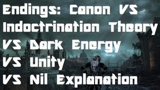 ME3 Endings Comparison Canon vs Dark Energy vs Indoctrination Theory vs Unity vs Nil Explanation [upl. by Harlen783]