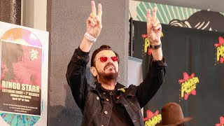 Ringo Starr shares new EP Crooked Boy with fans at Amoeba in Hollywood [upl. by Tarrel748]