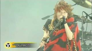 TMRevolution  FLAGS LIVE at Inazuma Rock Fes 2011 [upl. by Ddart734]