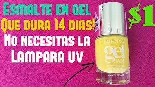 ESMALTE EN GEL 1 DURACION 14 DIAS SIN LAMPARA UV RESENAREVIEW [upl. by Teresita]