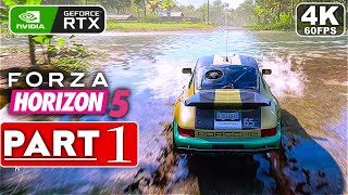 FORZA HORIZON 5 Gameplay Walkthrough Part 1 4K 60FPS RAY TRACING PC  No Commentary FULL GAME [upl. by Deloria]