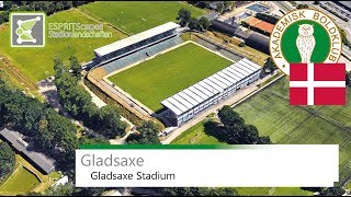 Gladsaxe Stadion  AB Gladsaxe  Google Earth  2017 [upl. by Acinorev916]