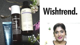 MANDELIC ACID  cures blackhead whiteheads bumps Korean Skincare  Wishtrend [upl. by Arihsa748]