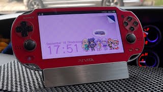 Ps Vita OLED Fat Cosmic Red CFW 64gb [upl. by Sydelle532]