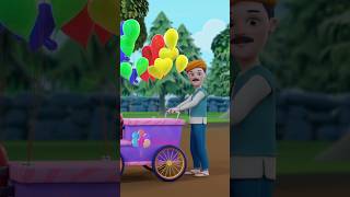 Gubbare Wala Aaya Balloon Man गुब्बारे वाला आया shorts hindikavita learncolors kidsplaytime [upl. by Weinshienk]