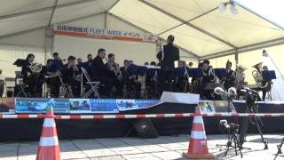 Gunkan Warship March  JMSDF Band Sasebo  Oct 2015 [upl. by Louella324]