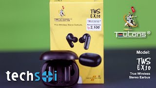 Teutons TWS EX10 Earbuds Techsoi Technologies [upl. by Elaen]