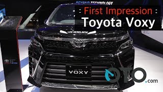 GIIAS 2017  First Impression Toyota Voxy I OTOcom [upl. by Conlon]