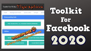 How To Use Toolkit For Facebook In Android  100 Full Update  Toolkit For Fb Kaise Use Kare 2021 [upl. by Mikey]