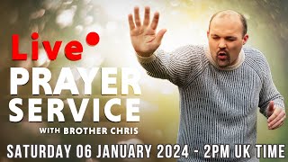 FIRST LIVE PRAYER SERVICE OF 2024  Brother Chris [upl. by Edijabab]