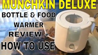 Munchkin Deluxe Bottle amp Food Warmer REVIEW HOW TO USE  Surprising Father Realization [upl. by Einttirb174]