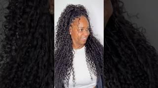 Goddess Braids over LOCS Length MidBack 🔥🔥🔥 braids goddessbraids locs nycbraider [upl. by Hsenid]