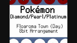 Pokémon DiamondPearlPlatinum  Floaroma Town Day 8bit Arrangement [upl. by Fillander]