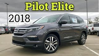 Inside amp Out  2018 Honda Pilot Elite Review And Start Up [upl. by Ronacin122]