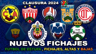 ✅ NUEVOS FICHAJES CONFIRMADOS LIGA MX CL2024  DINENNO SE VA DE PUMAS LEO SUÁREZ AL NECAXA [upl. by Lud308]