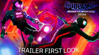 SpiderMan BEYOND THE SPIDERVERSE  First Trailer 2024 Sony Pictures HD [upl. by Anitrebla]