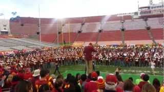 USC vs ASU Post Match Marching Band Performance [upl. by Agarhs]