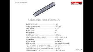 VariCAD 2018 Assemblies  M1911A1  Spring Firing Pin [upl. by Territus]