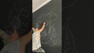 mural painting tutorial  original artwork by muklay [upl. by Otha]