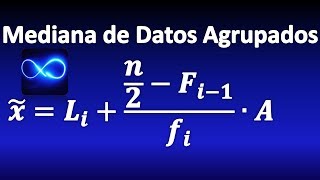 Cómo calcular la mediana para datos agrupados [upl. by Lucilla]